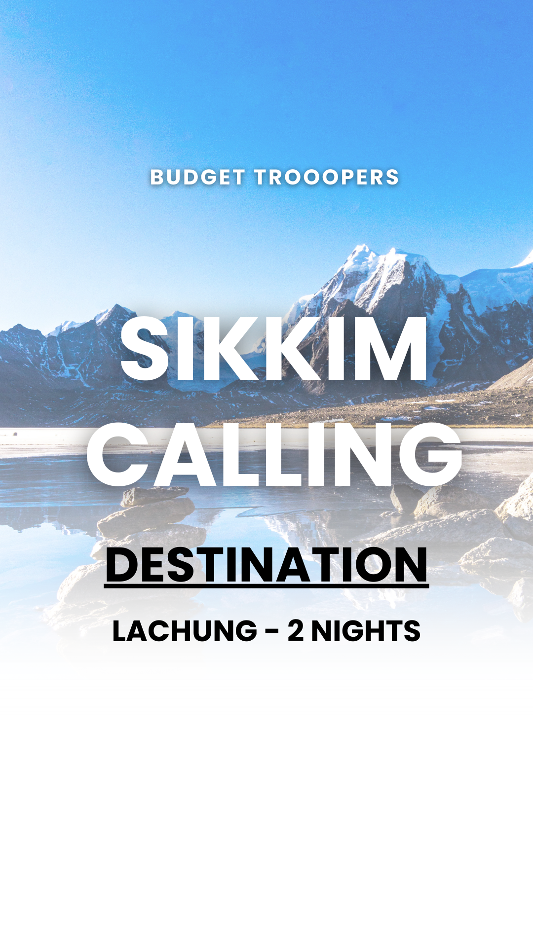 North Sikkim tour for 2 nights and 3 days